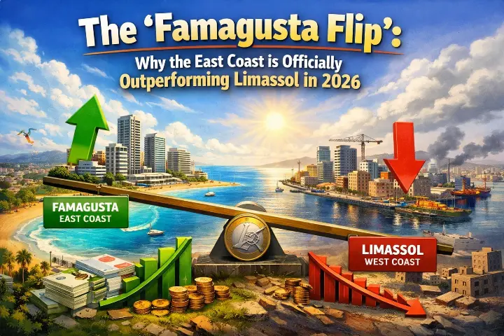 The Famagusta Flip: Why the East Coast is Officially Outperforming Limassol in 2026
