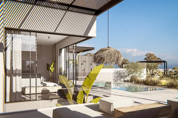 Beach Front Two bedroom Ground Floor Apartment in Protaras Area - Property Photo Beach Front Two bedroom Ground Floor Apartment in Protaras Area