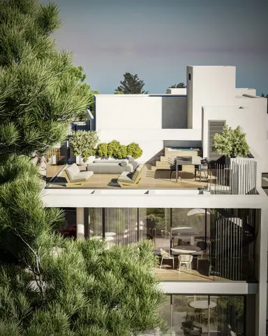 2 Bedroom Penthouse with Massive Veranda in Aradippou Area