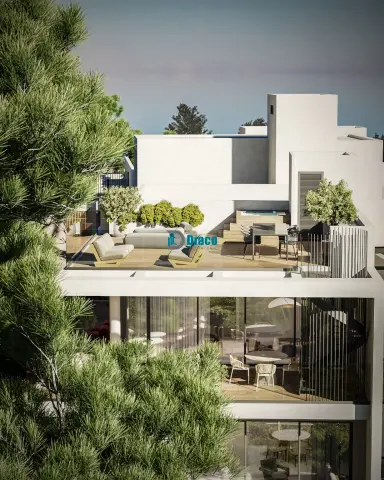 2 Bedroom Penthouse with Massive Veranda in Aradippou Area